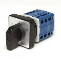 Grebenasti prekidač PSA025MS335S, 3x25A (O-Y-U), zvezda-trougao 60°, 6kA, 48x48mm IP54 Emas