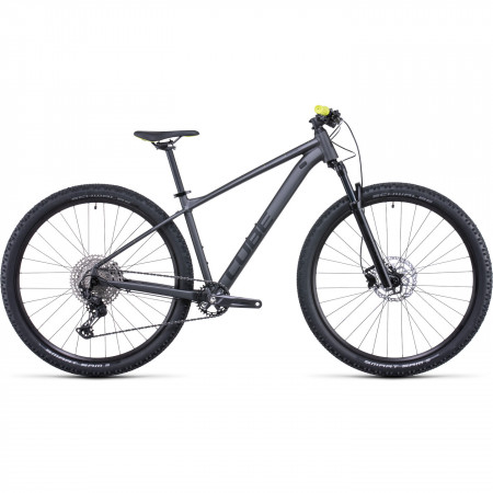 Bicicleta MTB Hardtail CUBE ATTENTION SL Grey Lime