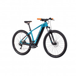 Bicicleta Electrica MTB Hardtail CUBE Reaction Hybrid ONE 625 Aquamarine Orange