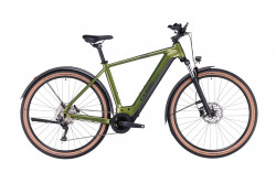 Bicicleta Electrica CUBE NURIDE HYBRID PRO 750 ALLROAD Shinymoss Black