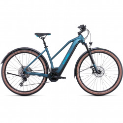 Bicicleta Electrica MTB Hardtail CUBE Nuride Hybrid EXC 625 Allroad Trapeze Blue Blue