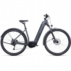 Bicicleta Electrica MTB Hardtail CUBE Nuride Hybrid Performance 625 Allroad Easy Entry Graphite Black