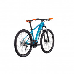 Bicicleta Electrica MTB Hardtail CUBE Reaction Hybrid ONE 500 Aquamarine Orange