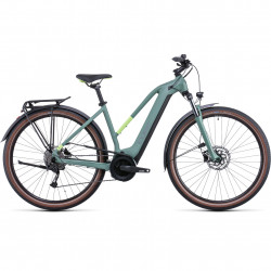 Bicicleta Electrica MTB Hardtail CUBE Touring Hybrid ONE 400 Trapeze Green SharpGreen