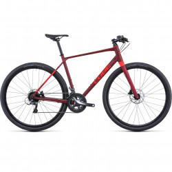 Bicicleta MTB Hardtail Trekking-Oras CUBE SL Road DarkRed Red