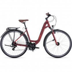 Bicicleta MTB Hardtail Trekking-Oras CUBE Touring Easy Entry DarkRed Red