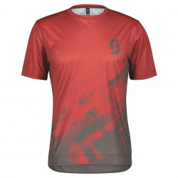 Tricou SCOTT Men Trail Vertic Maneca Scurta Rosu