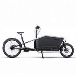 Bicicleta Electrica MTB Hardtail CUBE Cargo Dual Hybrid 1000 Flashgrey Black