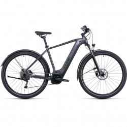 Bicicleta Electrica MTB Hardtail CUBE Nuride Hybrid Performance 625 Allroad Graphite Black