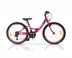 Bicicleta Copii CROSS Alissa - 24'' Junior - Roz