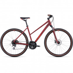 Bicicleta CUBE NATURE TRAPEZE Darkred Red