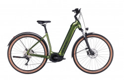 Bicicleta Electrica CUBE NURIDE HYBRID PRO 625 ALLROAD EASY ENTRY Shinymoss Black