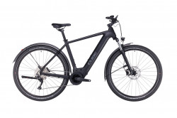 Bicicleta Electrica CUBE NURIDE HYBRID PRO 625 ALLROAD Black Metal