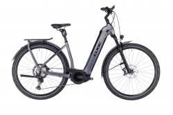 Bicicleta Electrica CUBE KATHMANDU HYBRID SLT 750 EASY ENTRY Prizmsilver Grey