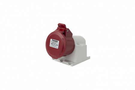 Priza industriala trifazata 400V 4P 16A 6h IP44 Famatel