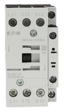Contactor 3P 18A 7,5 kW AC-3 1ND EATON DIL M17-10