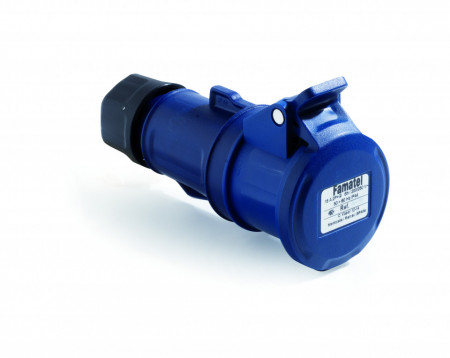 Cupla industriala monofazata 230V 3P 16A 6h IP44 Famatel