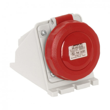 Priza industriala trifazata 400V 5P 16A 6h IP67 Famatel