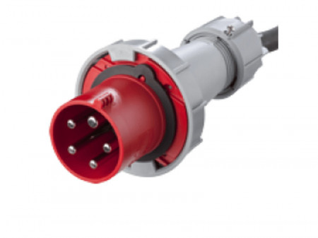 Fisa industriala trifazata 400V 5P 63A 6h IP67 Famatel