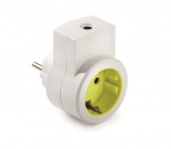 Adaptor priza schuko 16A 230V IP20 cu iesire pentru cablu Famatel
