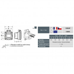 Priza monofazata schuko 230V 16A IP54 ST Famatel