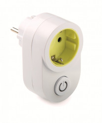 Adaptor priza schuko 16A 230V cu intrerupator prevazut cu indicator led Famatel
