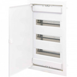 Tablou electric Metallo 42 module, incastrat, cu plastroane, usa metalica IP40 Famatel