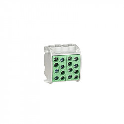 Conector Schrack 35mm² 8conexiuni 1P verde