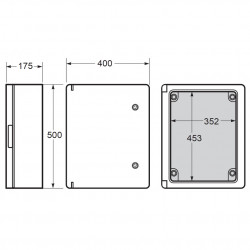 Tablou electric Magna 400x500x175mm IP65 Famatel