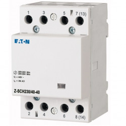 Contactor pe sina 40A 4NO Z-SCH230/40-40, bobina 230V AC-1 Eaton