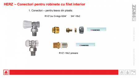 Racord pentru ţevi din material plastic 3/4", pentru ţevi din PE-X, PB şi cu inserţie de Al G3/4" 17 x 2 mm cod 1 6098 04