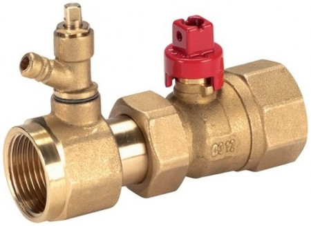 Robinet cu sferă HERZ Armaturen pentru service-ul și testarea vaselor de expansiune DN25 ( 1'' ) cod 1 2205 03