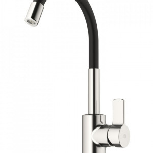 Baterie de bucatarie monocomanda cu pipa flexibila, Herz (es24), gama Elite, cod UH00121