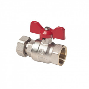 Robinet sfera PN 25 , etansare plana , cu piulita olandeza DN25 ( 1 " )