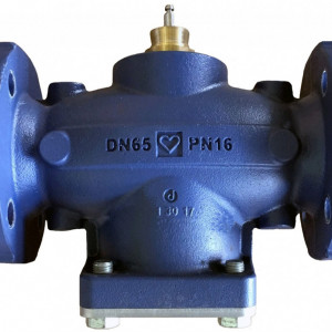 Vana cu 2 cai Herz cu flanse PN16, DN 32, Kvs 16, pentru actionare electrica, cod F 4035 04