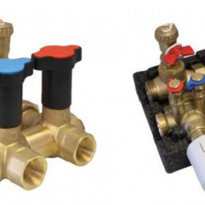 Ansamblu de reglaj preizolat HerzCON, racordare rapidă pentru ventiloconvectoare, DN15, MF, cod 1 4600 59