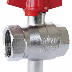 Robinet de inchidere Herz, cu sfera si teaca senzor, FI-FI, DN15, 1/2'', PN25, cod 1 2202 81