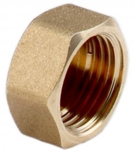 Capac filetat cu garnitura plana Herz, G3/4, pentru distribuitoare sanitare, cod 1 6319 23