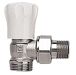 HERZ-GP-Robinet de reglare pentru corpurile de încălzire, DN 15, model colţar, filet exterior G3/4" 1 5548 31