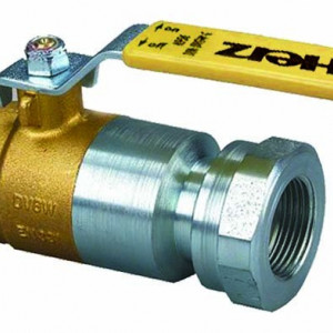 Robinet cu sferă și manetă din oţel DN 15 cod 1 2302 01