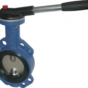 Robinet de inchidere fluture Herz (model WAFER), actionare manuala, corp fonta, disc inox, DN300 (12''), PN10, cod 1 4219 09