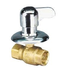 Robinet sfera cu manetă pentru montaj ingropat, DN15 (1/2''), PN16, MM cod 1 2202 11