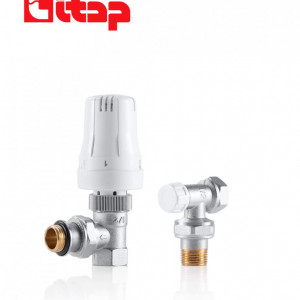 Set termostatic ITAP alcatuit din cap termostatic, robinet termostatic coltar 1/2" FI si robinet retur coltar 1/2'', FI, cod STI 01