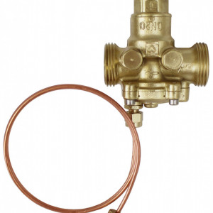 Regulator de presiune diferențială Herz FIX VS-TS, cu control integrat, închidere și robinet de zonă, DN 20, cod 1 4012 22