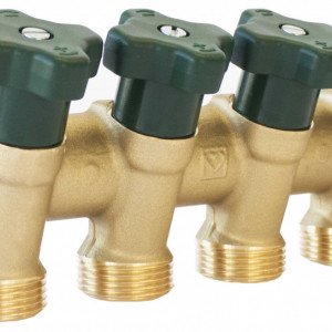 Distribuitoare Herz pentru instalații sanitare cu 4 circuite, DN 20, PN 10, cod 2 8530 04