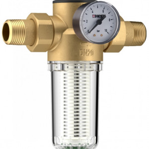 Filtru pentru apa potabila cu reductor de presiune Herz, DN 20, PN16, cod 2 3011 02
