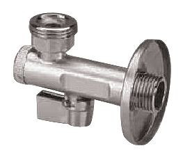 Robinet colţar Herz pentru apă cu filtru 1/2" x 3/4" cod 1 2554 01