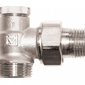 Set termostatic coltar Herz, alcatuit din cap termostatic Herz Project,robinet termostatic coltar 1/2" FE si robinet retur coltar 1/2'' RL-1, FE, cod V 7724 37
