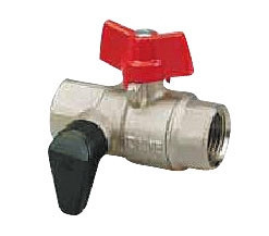 Robinet cu sfera Herz, cu golire, maneta tip fluture, DN 25 (1"), FI-FI