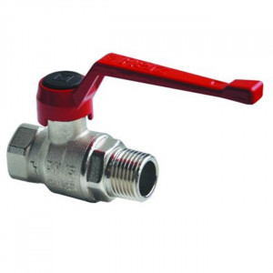 Robinet cu sferă, PN 25, manetă cu parghie, filet exterior x interior 1 1/4", cod 1 2228 04